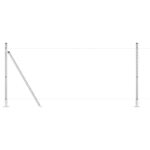 vidaXL Stĺp na plot. 26 pcs Sivá 3,2 x 3,2 x 110 cm – Obrázok 2