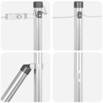 vidaXL Stĺpy plotu Sada 104 Pozinkovaná oceľ 3.2 x 3.2 x 78.5 cm Trvácne – Obrázok 5