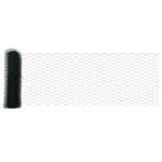 Hexagonová ohrada vidaXL Zelená 0.4x100 m Oceľ, Stĺpy ohrady vidaXL s hrotom 13 ks Ø32 mm 60 cm Galvanizovaná oceľ – Obrázok 5