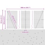 Hexagónový plot vidaXL Zelený 1.2x10 m Oceľ, Plotové stĺpy vidaXL s podložkami 7 ks Ø32mm 68.5cm pozinkovaná oceľ – Obrázok 13