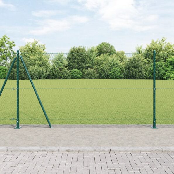 3353520_1.jpg vidaXL Sada oplotenia 2 ks Zelená Oceľ s práškovou úpravou 25 x 1,2 m – Obrázok 1