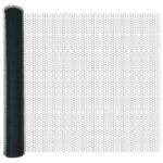 vidaXL Hexagon Fence Zelená 1.2x50 m Oceľ, vidaXL Plotové stĺpy s podložkami 13 ks Ø32mm 68.5cm Zinkovaná oceľ – Obrázok 5