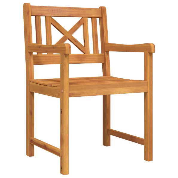 vidaXL 7-dielny záhradný jedálenský set z masívneho akáciového dreva – Obrázok 6