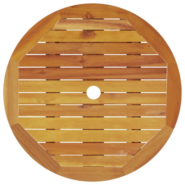 vidaXL 3-dielna sklápacia bistro súprava z masívneho akáciového dreva – Obrázok 10