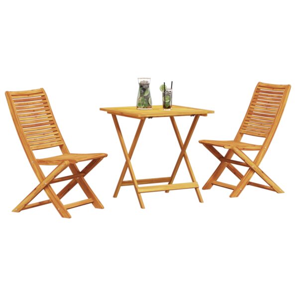 3375696_3.jpg vidaXL 3-dielna skladacia bistro súprava z masívneho akáciového dreva – Obrázok 3