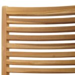 Záhradné stoličky vidaXL Sklápacia 6 ks Masívne drevo Teak, Záhradné stoličky vidaXL 2 ks Masívne drevo Teak – Obrázok 9