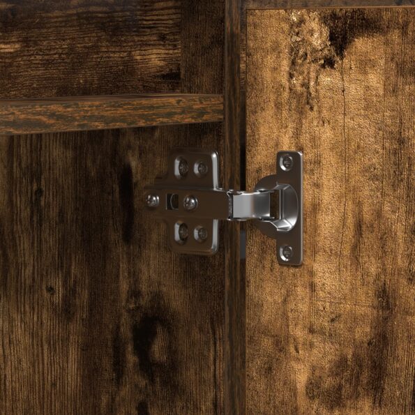 vidaXL TV skrinka s LED Dymený dub 180x38x49 cm Kompozitné drevo – Obrázok 10