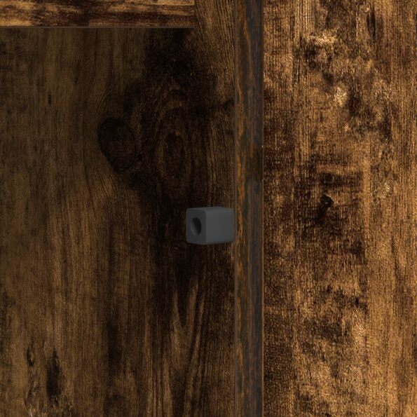 vidaXL TV skrinka s LED Dymený dub 180x38x49 cm Kompozitné drevo – Obrázok 11