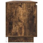 vidaXL TV skrinka s LED Dymený dub 180x38x49 cm Kompozitné drevo – Obrázok 7