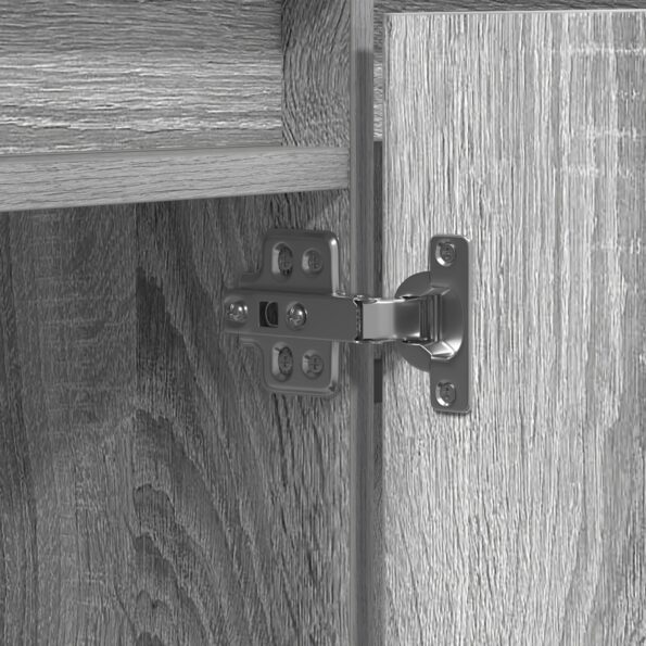 vidaXL TV skriňa s LED šedá Sonoma 180x38x49 cm kompozitné drevo – Obrázok 10