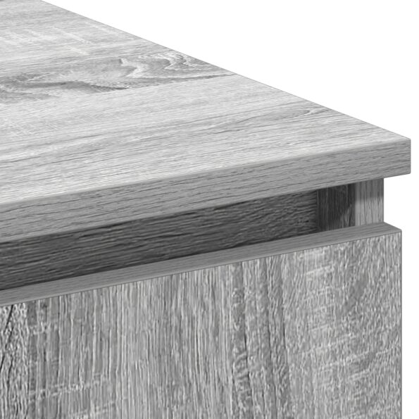 vidaXL TV skriňa s LED šedá Sonoma 180x38x49 cm kompozitné drevo – Obrázok 9