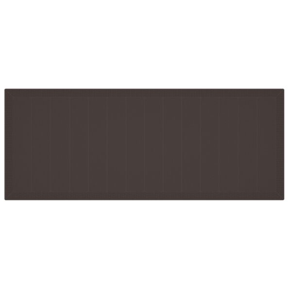 vidaXL 11-dielna záhradná jedálenská súprava s vankúšmi Hnedá Polyratan – Obrázok 6