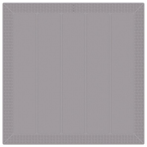 vidaXL 3-dielna záhradná jedálenská súprava s vankúšmi svetlo šedý poly ratan – Obrázok 6