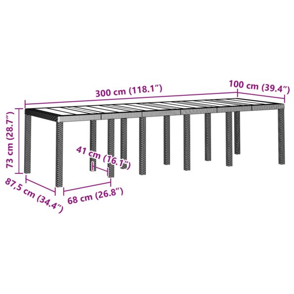 3378764_12.jpg vidaXL 11-dielny záhradný jedálenský set s vankúšmi biela poly ratan, vidaXL záhradný stôl biely 150x100x73 cm poly ratan, vidaXL záhradné stoličky s vankúšmi 2 ks biele poly ratan, vidaXL záhradné stoličky s vankúšmi 4 ks biele poly ratan – Obrázok 12