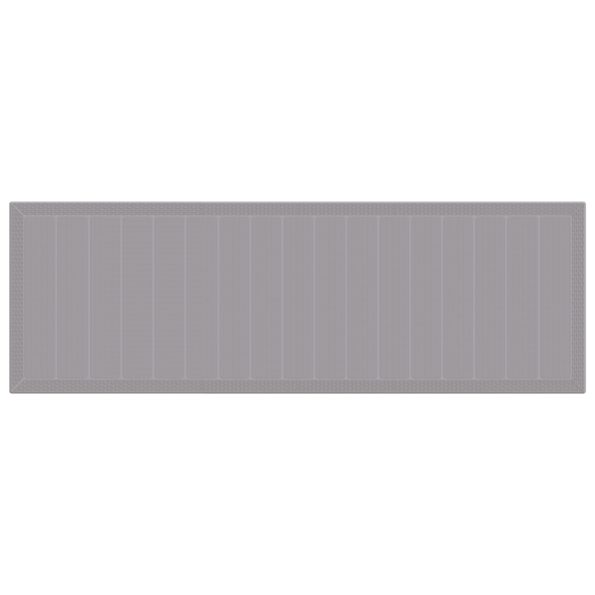 vidaXL 11-dielny záhradný jedálenský set s vankúšmi svetlosivý polyratan, vidaXL záhradný stôl svetlosivý 150x100x73 cm polyratan, vidaXL záhradné stoličky s vankúšmi 2 ks svetlosivý polyratan, vidaXL záhradné stoličky s vankúšmi 4 ks svetlosivý polyratan – Obrázok 6