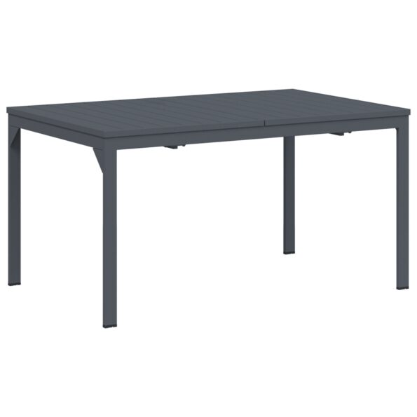 3378831_5.jpg vidaXL 10-dielny záhradný jedálenský set s vankúšmi čierny poly rattan, vidaXL rozťahovací záhradný stôl antracitový (140-210)x90x73 cm oceľ – Obrázok 5