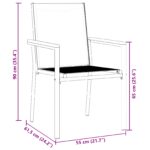 vidaXL Sada 3 Čierna – Obrázok 10