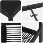 vidaXL 5-dielna súprava záhradného nábytku čierny PVC ratan – Obrázok 9