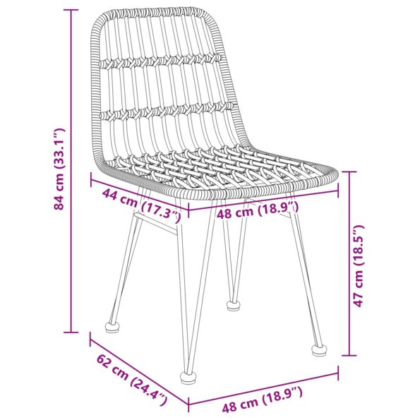 3379201_10.jpg vidaXL 5-dielna súprava jedálenského nábytku čierna poly ratan – Obrázok 10