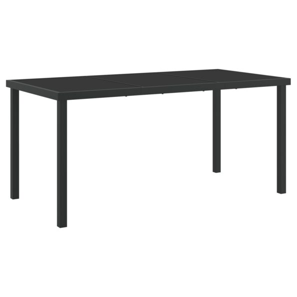 3379293_5.jpg vidaXL 7-dielny záhradný jedálenský set antracitová oceľ – Obrázok 5