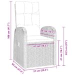 vidaXL 5-dielna záhradná jedálenská sada s vankúšmi čierny poly ratan – Obrázok 10