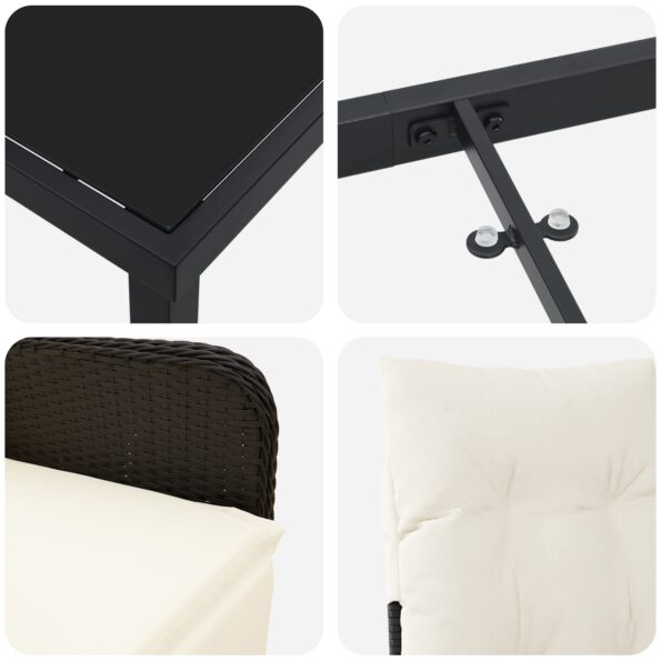 3379663_9.jpg vidaXL 5-dielna záhradná súprava s vankúšmi čierna poly ratan – Obrázok 9