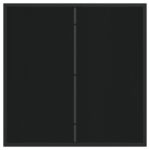 vidaXL 3-dielna záhradná jedálenská súprava s vankúšmi Čierny poly ratan, vidaXL záhradný stôl Čierny 80x80x73 cm Tempered Glass – Obrázok 8