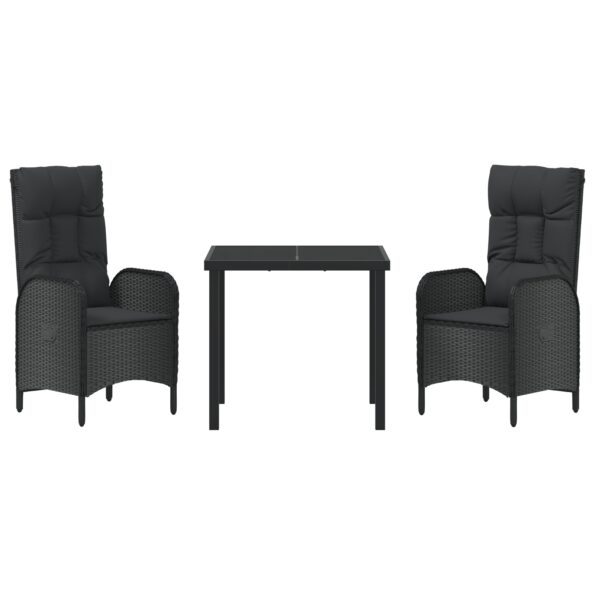 3380113_7.jpg vidaXL 3-dielny set záhradného jedálenského nábytku čierny poly ratan – Obrázok 7