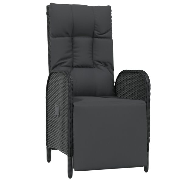 3380124_6.jpg vidaXL 7-dielny záhradný jedálenský set s vankúšmi čierny poly ratan – Obrázok 6