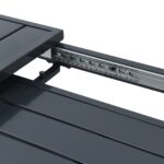 vidaXL rozšíriteľné stoly 2 ks antracit 210x90x73 cm oceľ, vidaXL rozšíriteľný záhradný stôl antracit (140-210)x90x73 cm oceľ – Obrázok 10