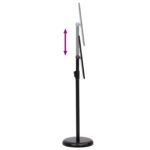 vidaXL A4 Podstavec na plagáty 2 ks Čierny Hliníkový – Obrázok 4