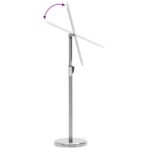 vidaXL A4 podstavce 2 ks Strieborná hliníková zliatina – Obrázok 5