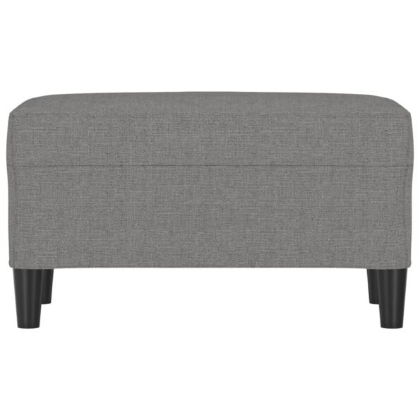 vidaXL Lavica tmavosivá 70x35x41 cm látka – Obrázok 3