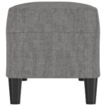 vidaXL Lavička tmavosivá 100x35x41 cm látka – Obrázok 4