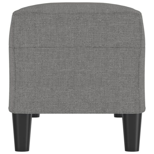 vidaXL Lavička tmavosivá 100x35x41 cm látka – Obrázok 4