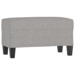 vidaXL Lavica bledosivá 70x35x41 cm látka – Obrázok 2