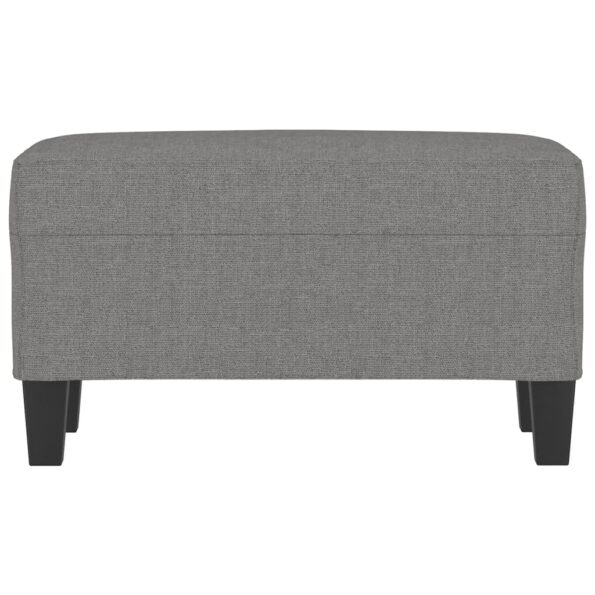 vidaXL Lavica tmavosivá 70x35x41 cm látka – Obrázok 3