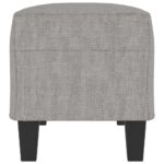 vidaXL Lavička sivá 100x35x41 cm látka – Obrázok 4