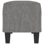 vidaXL Lavička tmavosivá 100x35x41 cm látka – Obrázok 4