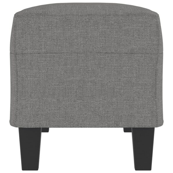 vidaXL Lavička tmavosivá 100x35x41 cm látka – Obrázok 4
