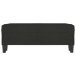 vidaXL Lavička čierna 100x35x41 cm látka – Obrázok 3