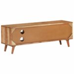 vidaXL TV skrinka 112x30x40 cm akáciový masív – Obrázok 3