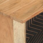 vidaXL TV skrinka 112x30x40 cm akáciový masív – Obrázok 6