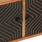 vidaXL TV skrinka 112x30x40 cm akáciový masív – Obrázok 7