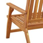 vidaXL Záhradná lavička 122,5x77x74 cm z masívu akácie – Obrázok 9