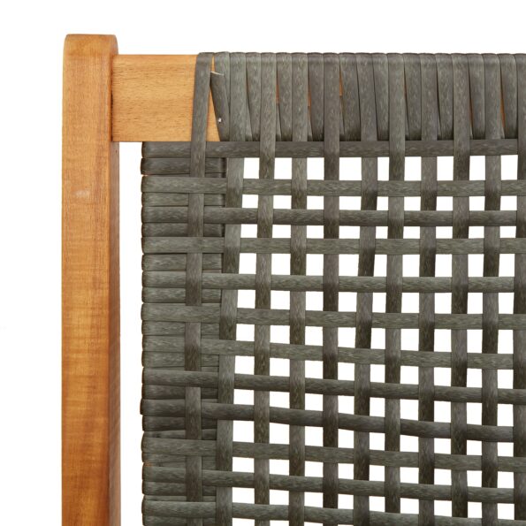 367820_8.jpg vidaXL Záhradná lavička Šedá 122x76x73,5 cm Masívne drevo akácie – Obrázok 8