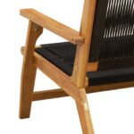 vidaXL Záhradný nábytok 2 pcs Čierna 67 x 76 x 73 cm – Obrázok 10