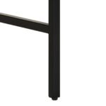 vidaXL Stôl 80x50x75 cm Masívne drevo neopracovaného manga – Obrázok 9