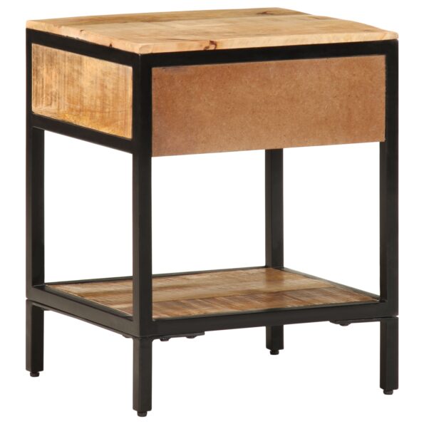 vidaXL Nočný stolík 40x35x50 cm z masívneho dreva hrubé mango – Obrázok 7