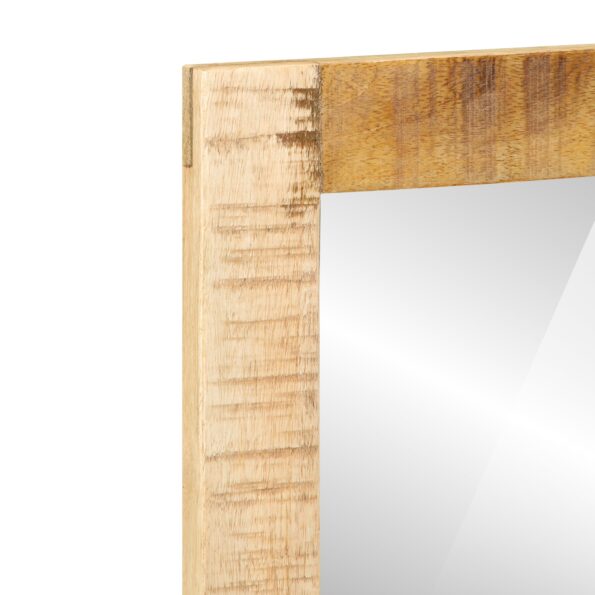 vidaXL Toaletný stôl 100x40x75/120 cm Masívne drevo Rough Mango – Obrázok 10